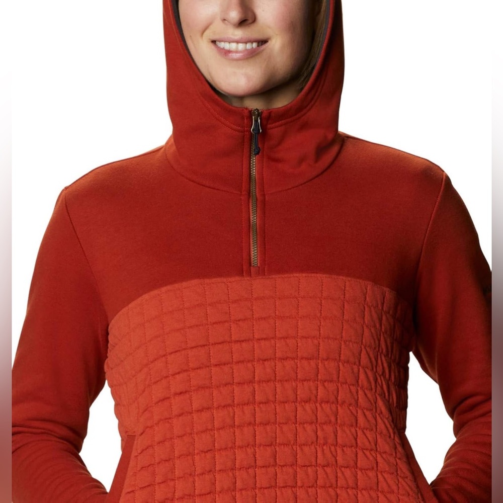 Columbia Women's Sunday Summit Hooded Pullover burnt orange size 2X 18 20 - Picture 3 of 6
